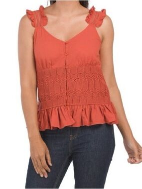 Adiva ruffle summer top